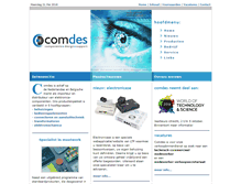 Tablet Screenshot of comdes.nl